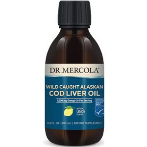 Dr. Mercola - Wild Caught Alaskan Cod Liver Oil - 200 ml