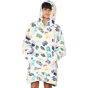Oversized Hoodie voor Kinderen met Pluche Sherpa Voering - Comfortabel en Stijlvol