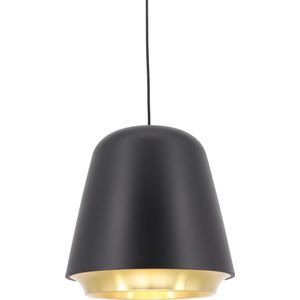 Artdelight - Hanglamp Santiago - Zwart / Goud - E27 - IP20 - Dimbaar