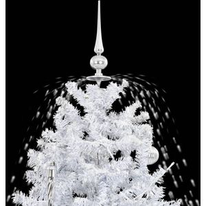 Sneeuwende Kerstboom Wit/Zilver 170cm