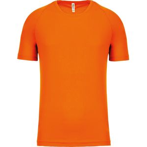 Herensportshirt 'Proact' met ronde hals Fluorescent Orange - S