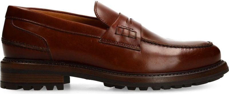 Manfield - Loafers - Cognac - Leren