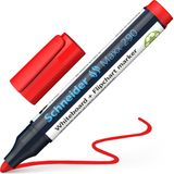 Schneider whiteboard marker - Maxx 290 - ronde punt - rood - voor whiteboard en flipover - S-129002