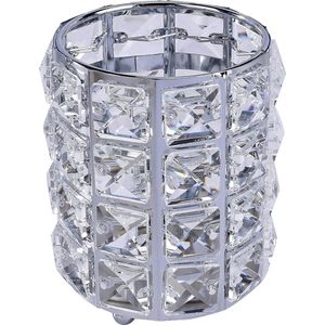 kristallen make-upkwasthouder, handgemaakt, wenkbrauwpotloodhouder, cosmetische opslag, organizer voor kaptafel, badkamer, kantoordesk