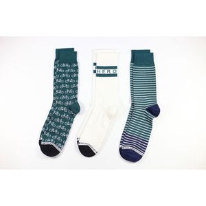 Heroes on Socks - Giftpack Green 2 Sokken 3 paar - maat 41-46