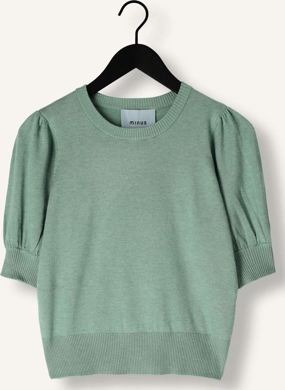 Minus - Liva Knit Tee - Shirt - Groen