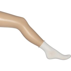 Bonnie Doon - Dames - Roll Down Sock - Off Wit - maat 36-41 (2 paar)