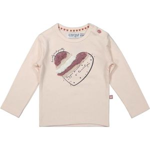 Dirkje Meisjes Tshirt Heart Soft Pink - 68