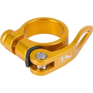M-wave Zadelpenklem Clampy-qr 31,8 Mm Aluminium Goud