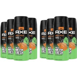 AXE Deo Spray - JUNGLE FRESH - 8 x 150 ml