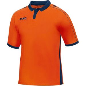 Jako Derby Shirt Korte Mouw - Flame / Marine | Maat: S