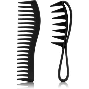 Coarse Comb - Large Hair Detangling Comb voor Mannen en Vrouwen - Antistatische Haarkam voor Haarstyling en Knippen van Krullend Lang Dik Nat Droog Haar