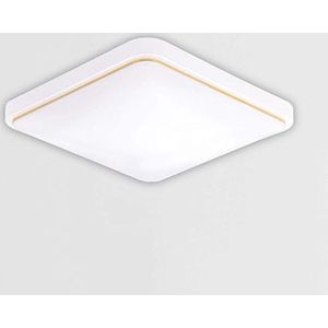 LED Lamp - Warmwit /koudwit led indoor -Plafondlamp -Vierkante witte acryl indoor plafondlamp - 30x30CM - plafond decoratie lamp, driekleurige licht, gemakkelijk te installeren slaapkamer gangpad verlichting lampen