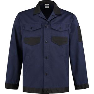 Yoworkwear Werkjasje katoen/polyester navy/zwart maat XL