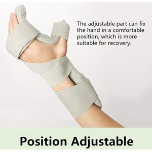 Nevolis Pols Spalk Polsbrace Handsteun Verstelbare Vingers Orthesen Toets Orthesen Punten Hand Pols Handen Positionering Brace Ondersteuning Rechts Links Heren Dames .