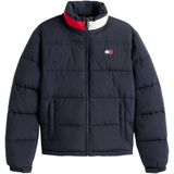 Tommy Hilfiger - Waterafstotende Puffer Jacket - Zwart - Relaxte Pasvorm