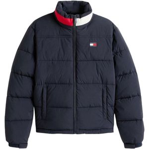 Tommy Hilfiger - Waterafstotende Puffer Jacket - Zwart - Relaxte Pasvorm