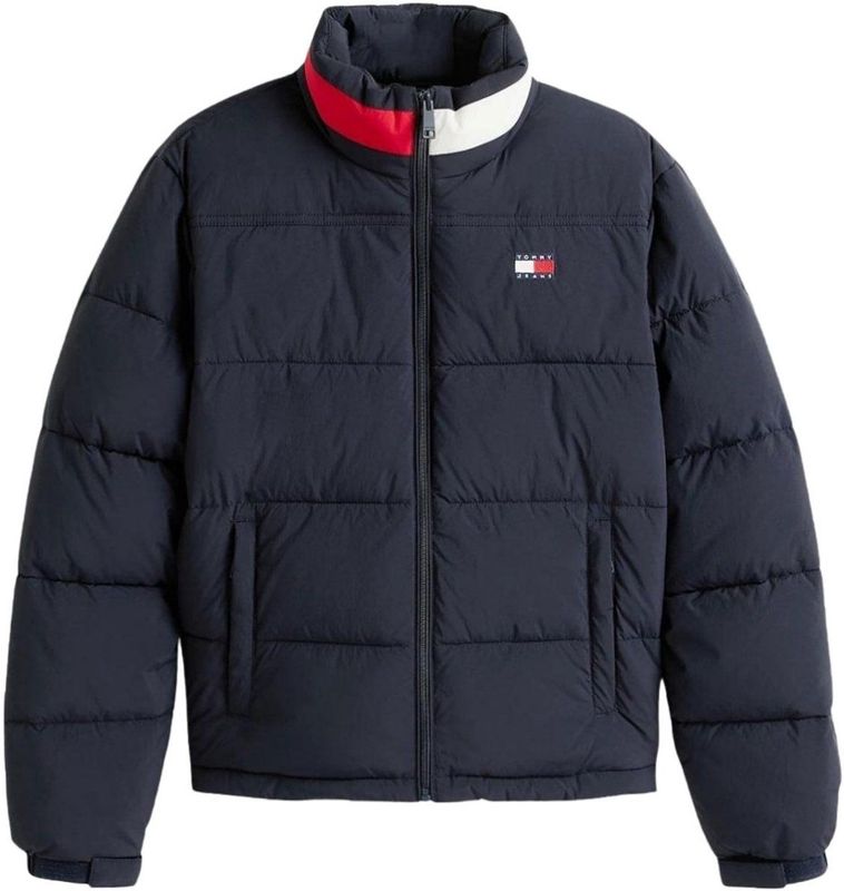 Tommy Hilfiger - Waterafstotende Puffer Jacket - Zwart - Relaxte Pasvorm