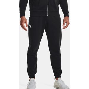 Under Armour Herenjoggingbroek Essential Fleece Black White - 001 Maat XS