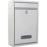 Rottner Brievenbus Travis Zilver - 32x21,5x9cm