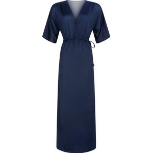 Chic by Lirette - Kimono Lotus jurk Natural - S - Nachtblauw