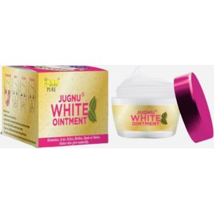 K-Veda Jugnu White Ointment 40 gram - K-Veda - Acne crème- Puistjes - Jeuk - Uitslag - Gezicht - Reinigen - Antiseptisch - Hydrateren - Verzorgen - Nachtcrème - Mannen en Vrouwen - Natuurlijke ingrediënten - Ayurveda - India