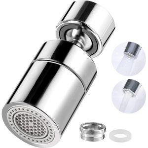 360° Draaibare Keukenkraan Adapter met 2 Waterstroommodi - Efficiënt en Waterbesparend