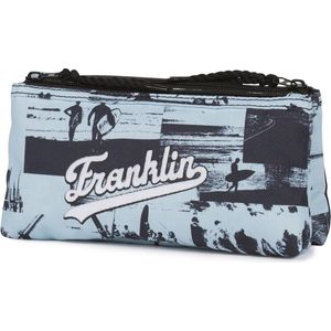 Etui Franklin & Marshall Girls blauw 10x21x6 cm