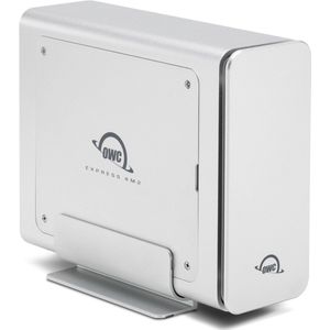 OWC - Express 4M2 - Externe Behuizing - Zilver - 4-Slot M.2 NVMe SSD Enclosure - USB4 - Tot 3200MB/s