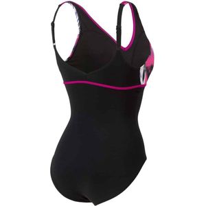 Arena W Bodylift Swimsuit Jennifer Wing Back C Black-Violet