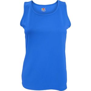 Fruit Of The Loom Vrouwen / Dames Mouwloze Lady-Fit Performance Vest Top (Royaal Blauw)