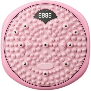 Ronde acupressuurmat Super Jogging voetmassagemat - Roze