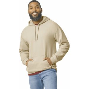 Gildan Sweater met capuchon Midweight Softstyle GISF500 - Sand - S