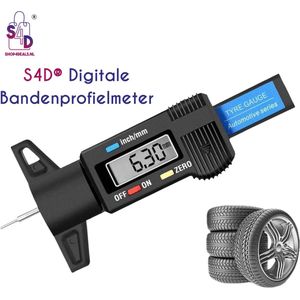 S4D® - Digitale Bandenprofielmeter - Profieldiepte - APK-Afkeurpunt! - Ga Veilig Op Weg - Doe De Bandencheck