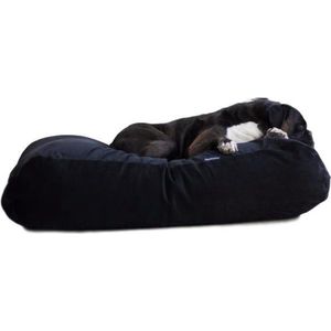 Dog's Companion Hondenkussen / Hondenbed - L - 115 x 85 cm - Zwart Ribcord