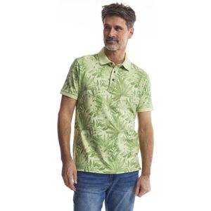 Polo groen print TW42609 KM Twin Life - maat XL