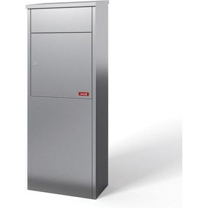 Joma - Everest - Pakketbrievenbus - RVS look - Met Cilinderslot - Inclusief Bevestigingsmateriaal