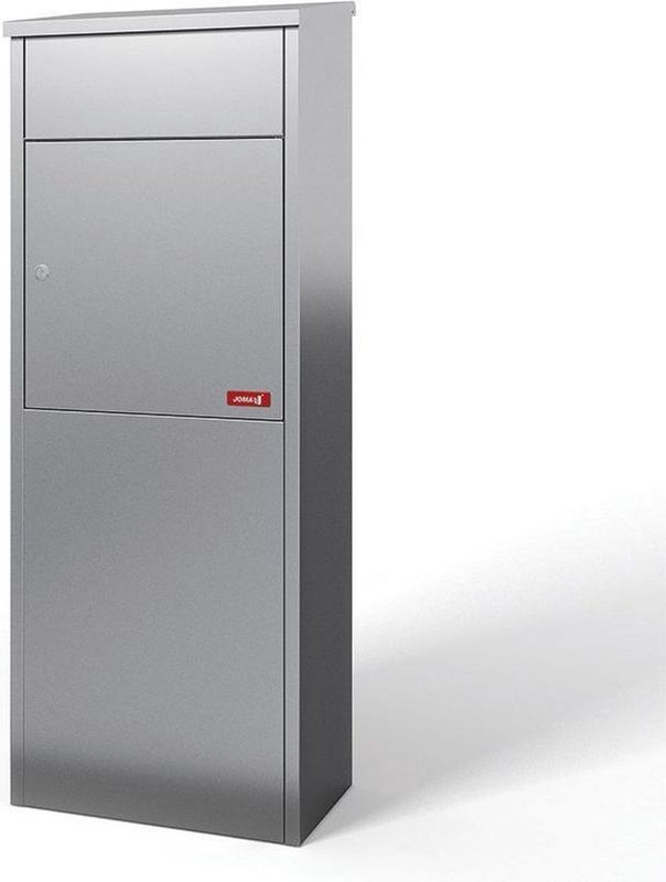 Joma - Everest - Pakketbrievenbus - RVS look - Met Cilinderslot - Inclusief Bevestigingsmateriaal