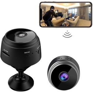 Gsedaox-Spy Camera-Verborgen Camera-Spycam-Nachtzicht-Beveiligingscamera-Draadloos-Mini Camera-1080P Full HD-Zwart