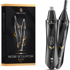 Wellshave Neustrimmer 2 in 1 Elite - Wenkbrauw en Oorhaar trimmer - Neustrimmer mannen - Wenkbrauw Trimmer - Neushaartrimmer