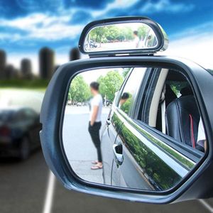 SHUNWEI Auto verstelbare dodehoekspiegel Groothoek Hulp Achter zijspiegel