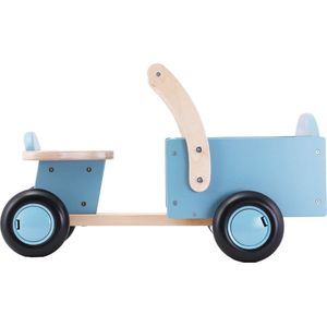 Bandits & Angels loopfiets bakfiets Little Rider retro blue - 1 jaar - jongens - hout - blauw