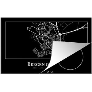 Inductie beschermer - Inductie Mat - Kookplaat beschermer - Stadskaart - Bergen op Zoom - Kaart - Plattegrond - Inductie beschermer - Inductie Mat - Kookplaat Beschermer - 89.6x51.6 cm - Afdekplaat inductie - Inductiebeschermer
