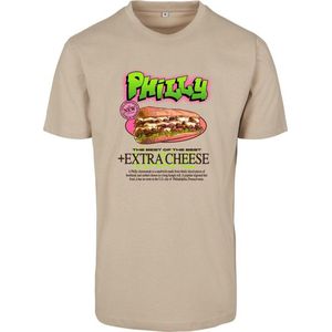 Mister Tee - Philly Sandwich Heren T-shirt - S - Creme