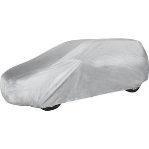 Afdekzeil voor alle weersomstandigheden, waterdicht, 100% weerbestendig autozeil, autoafdekking, outdoor, autozeil, waterdicht, volledige garage, SUV, XL, grijs