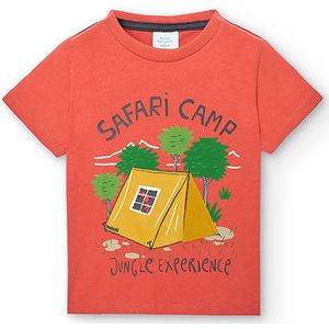 Boboli 328126 T-shirt Met Korte Mouwen Oranje 6 Months Jongens,Meisjes