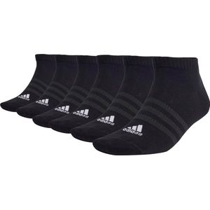 SOKKEN 6 paar adidas Sportswear laag uitgesneden sneakersokken, unisex korte sokken