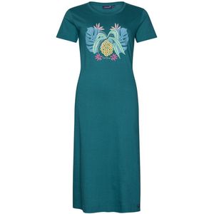 Dames Nachthemd Rebelle - Tropical Jungle - Bio Katoen - Groen - Maat 38
