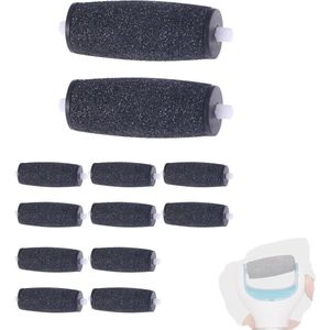 12 Vervangende Rollers voor Elektrische Eeltverwijderaars - Ideaal voor Voetverzorging