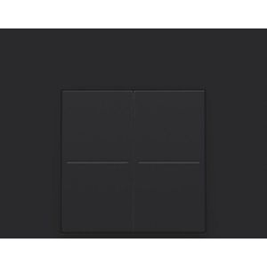 Niko Dimschakelaar voor Philips Hue - Pure Black Steel